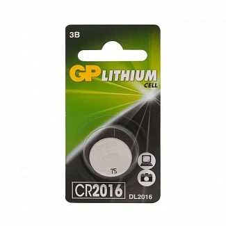 Литиевая дисковая батарейка GP Lithium CR2016 - 1 шт. в блистере