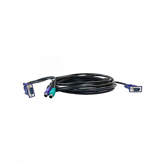 Кабель/ DKVM-CB/1.2M/B1 KVM Cable with VGA and 2xPS/2 connectors for DKVM-4K/B, 1.2m