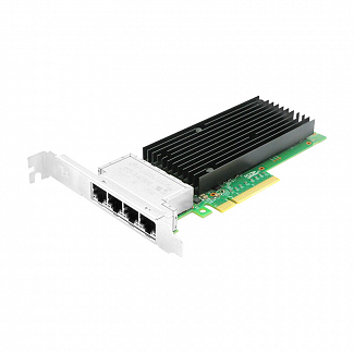Сетевая карта/ PCIe x8 10G Quad Port Copper Network Card