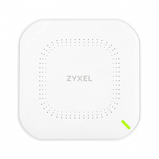 Точка доступа/ Zyxel NebulaFlex NWA50AX Hybrid Access Point, WiFi 6, 802.11a / b / g / n / ac / ax (2.4 and 5 GHz), MU-MIMO, 2x2 antennas, up to 575 + 1200 Mbps, 1xLAN GE, PoE , without support for Captive portal and WPA-Enterprise, protection against 4G