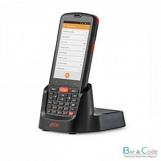 Терминал сбора данных АТОЛ Smart.Slim Plus базовый (4", Android 10 с GMS, MT6761D, 2Gb/16Gb, 2D E3, Wi-Fi, BT, NFC, 4G, GPS, Camera, БП, IP65, 4500 mAh)