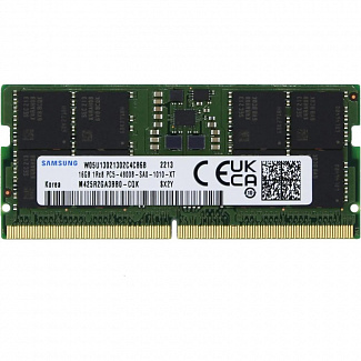 Память оперативная/ Samsung DDR5 16GB SODIMM 4800MHz 1Rx8, 1.1V
